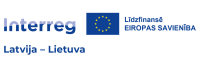 Interreg zilais logo